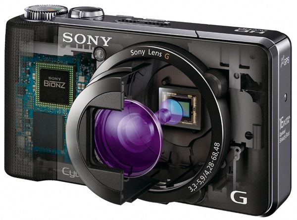 Официальный анонс камер Sony HX100V, HX9V и затесавшейся к ним W520