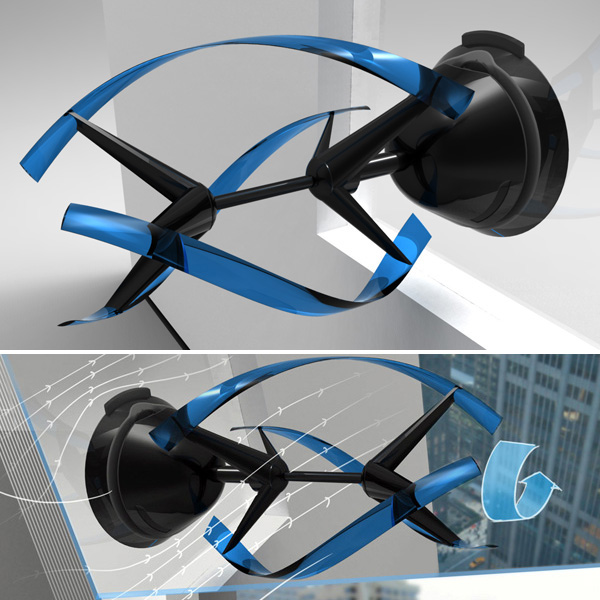 Aero E: дивный концепт городского зарядного устройства, использующего силу ветра-2
