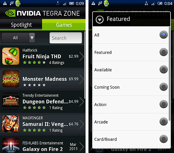 Приложение Nvidia Tegra Zone для Android-смартфонов-4