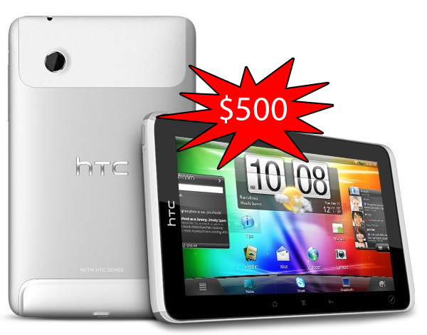 HTC Flyer выходит в США с ценником в 500 долларов