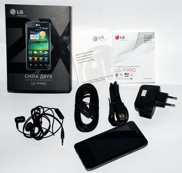 Марафон: внешний вид, характеристики и комплектация LG Optimus 2X-9