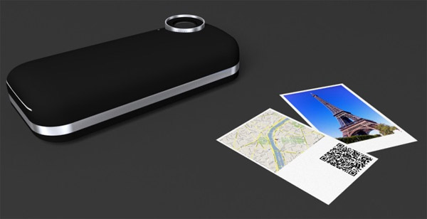 Концептуальный чехол Polaroid для iPhone, печатающий снимки-4