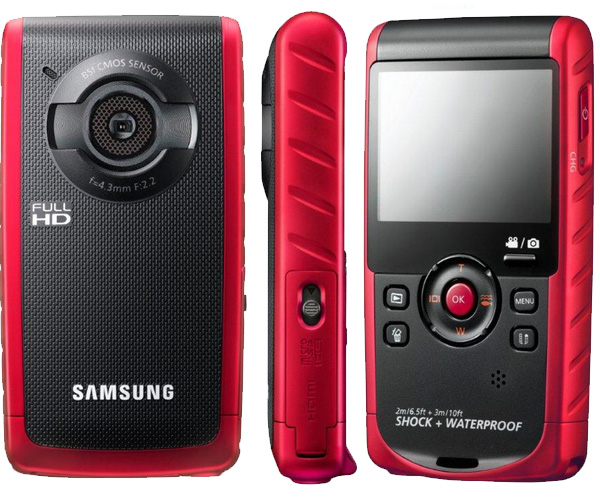Samsung W200: защищенная карманная FullHD-видеокамера
