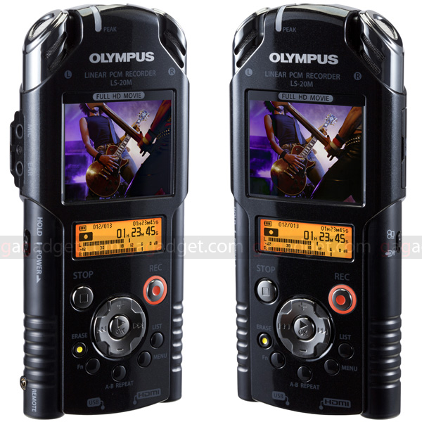 Olympus LS-20M: профессиональный диктофон с записью видео в FullHD
