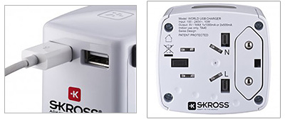 Skross: универсальный сетевой адаптер с USB для путешественников-2