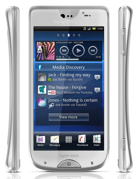 Android-смартфон Sony Ericsson Cyber-Shot с 16-мегапиксельной камерой (слухи)