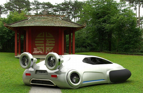 Volkswagen Aqua: концепт автомобиля-амфибии на воздушной подушке-3
