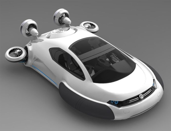 Volkswagen Aqua: концепт автомобиля-амфибии на воздушной подушке-6