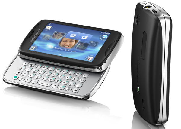 Простые сенсорные телефоны Sony Ericsson Mix Walkman и txt pro-5