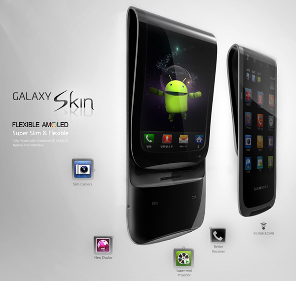 Galaxy Skin: концепт Android-смартфона с гибким AMOLED-дисплеем-2