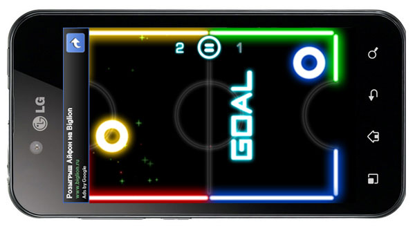 Android-гид: захватывающая парная игра Glow Hockey 2
