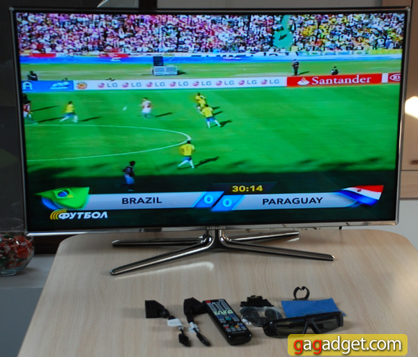 Видеообзор 3D-телевизора Samsung UE40D7000 с пакетом SmartTV