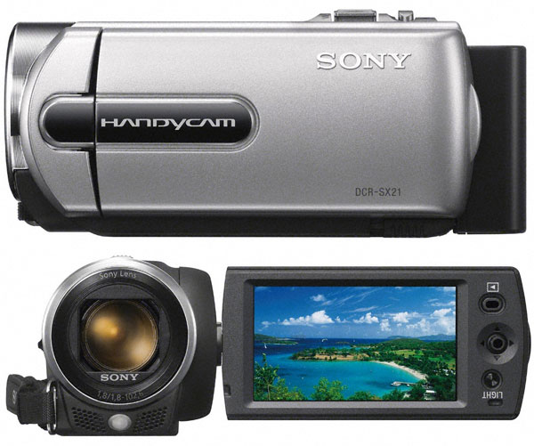 Видеокамеры Sony Handycam SX21E и SR21E: стандартное разрешение и 57-кратный оптический зум-3
