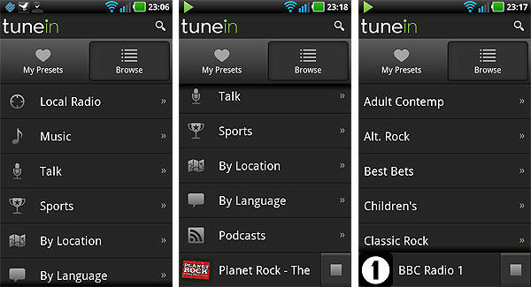 Android-гид: TuneIn Radio — приложение для прослушивания онлайновых радиостанций-3