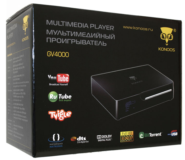 Konoos GV-4000 и MS-600: HD-медиаплееры по вкусным ценам-4