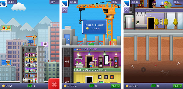 Android-гид: Tiny Tower - игра в строительство бесконечной башни 
