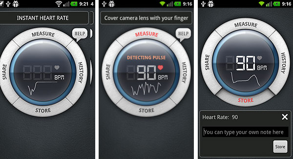 Android-гид: Instant Heart Rate - приложение для измерения пульса