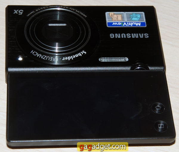 Обзор компактной цифровой камеры Samsung MV800 с поворотным экраном-6
