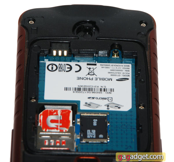 Обзор защищенного Android-смартфона Samsung S5690 Galaxy Xcover-10