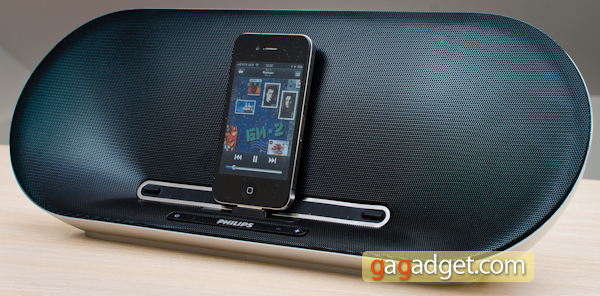 Микрообзор настольно-портативной акустики Philips Fidelio DS8550 для iPhone и iPod