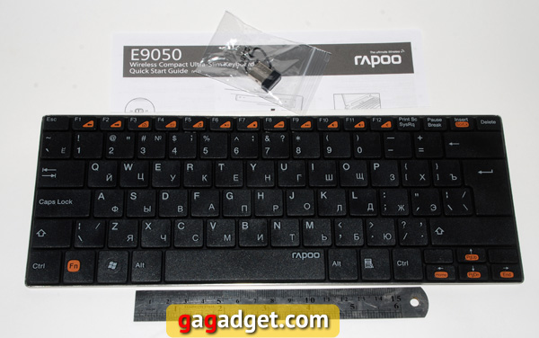 Выиграй тонкую беспроводную клавиатуру Rapoo E9050