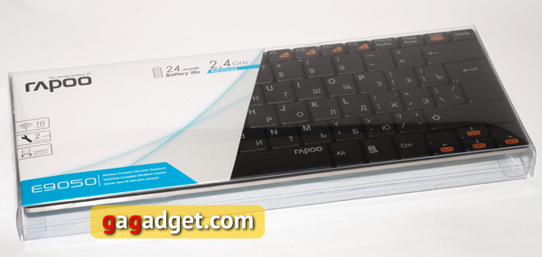 Выиграй тонкую беспроводную клавиатуру Rapoo E9050-2