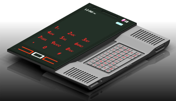 LG Glide: концепт телефона с QWERTY-клавиатурой, солнечной батареей и 3D-экраном