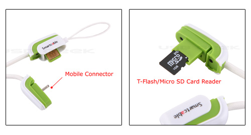 USB Смарт Cable. Шнурок-кардридер для мобильного телефона