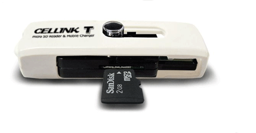 Cellink T. Кардридер, USB-флешка и компактная зарядка для телефона