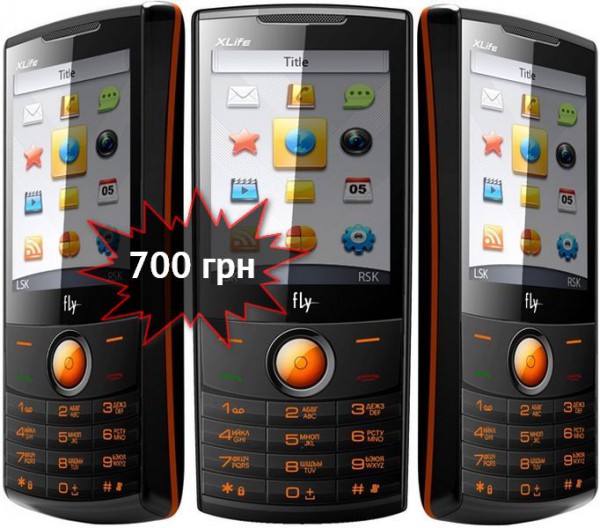 Мобильный телефон Fly DS169: мощный аккумулятор и поддержка двух SIM-карт