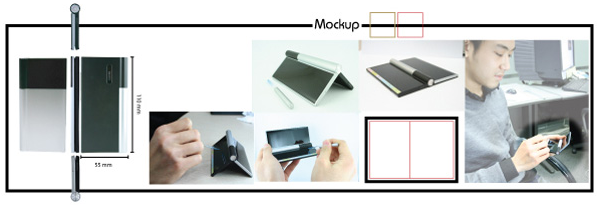 Luxury Palette: концепт гибрида телефона и сенсорного мини-ноутбука-3