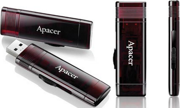Apacer AH351: USB-флешка с поддержкой USB 3.0 и скоростью до 68 МБ/с