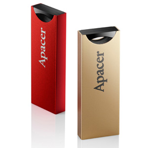 Лаконичность прежде всего: металлические USB-флешки Apacer AH133