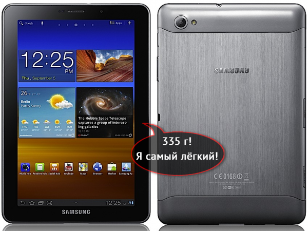 Долгожданный планшет Samsung Galaxy Tab 7.7 наконец-то представлен