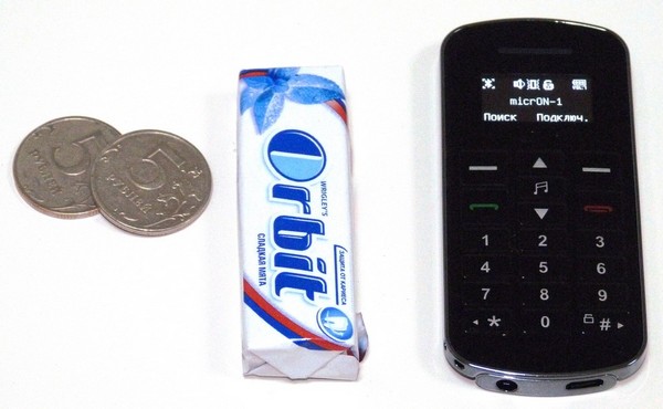 Bluetooth-гарнитура как телефон: Минифон BB-mobile micrON-6