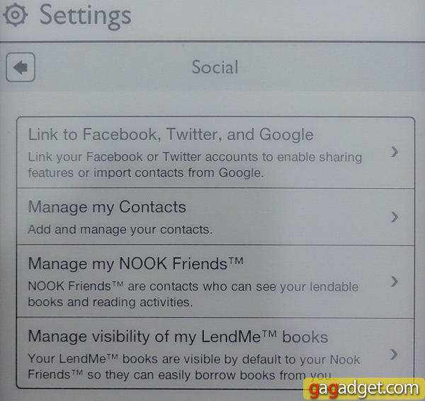 nook simple touch google reader