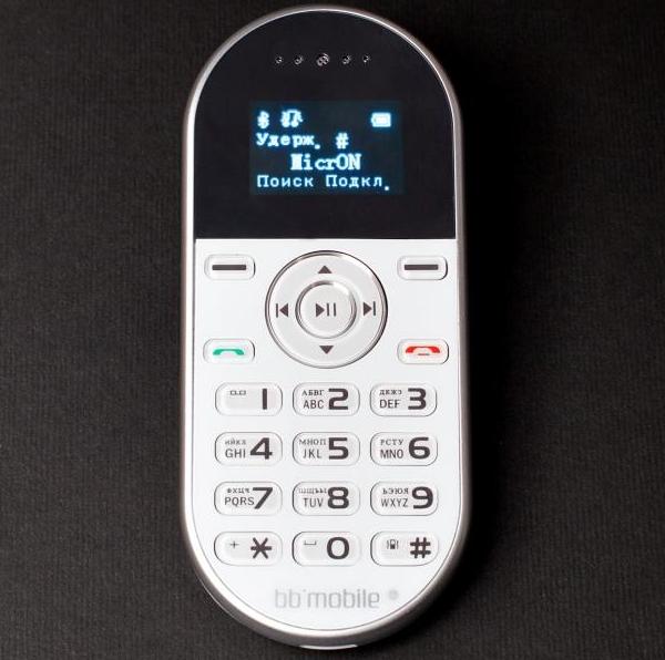 Bluetooth-гарнитура в виде телефона: Минифон BB-mobile micrON-2-5