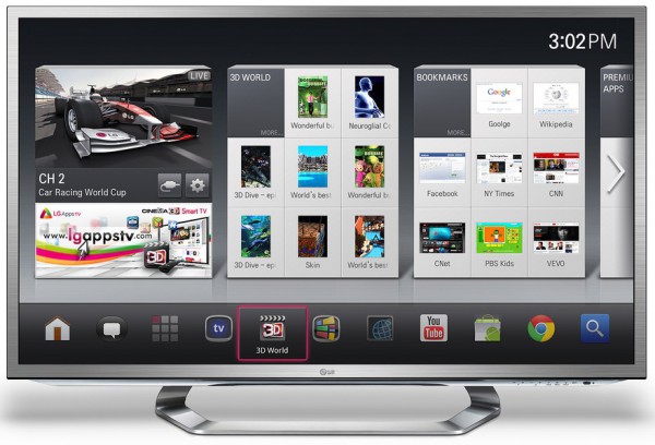 Новые подробности о 3D-телевизорах LG: пакет Google TV и пульт с клавиатурой