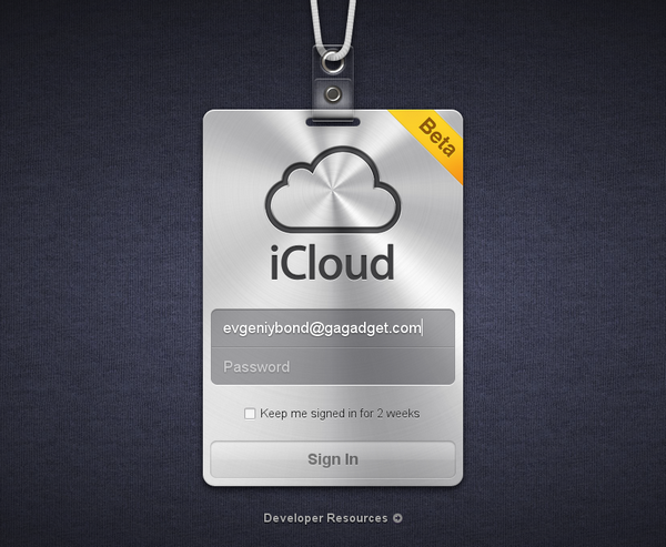 Облачный сервис iCloud.com открыт в бета-режиме