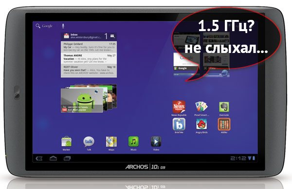 On the Autobahns of Europe went tablet Archos 101 G9 Turbo