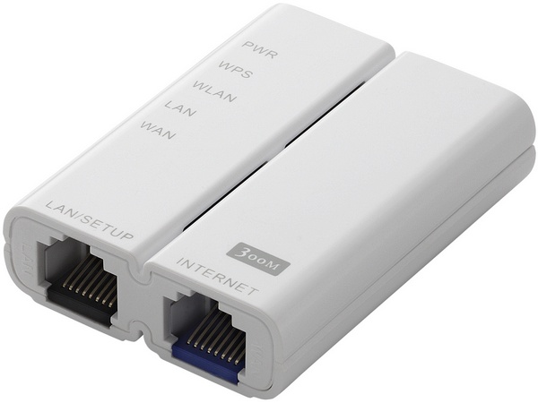 Logitec LAN-W300N/RSx: постепенная миниатюризация роутеров