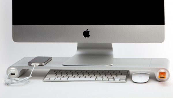 Экономим место на столе: подставка Space Bar для монитора со встроенным USB-хабом