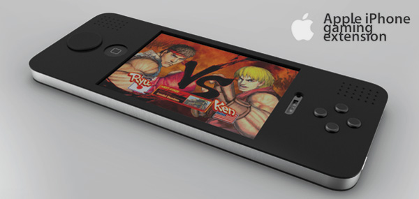 Концепт чехла Gaming Pod, превращающего iPhone в игровую приставку