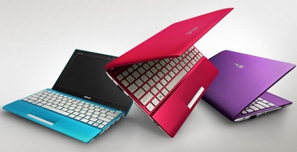 Riot of colors: netbooks ASUS EeePC Flare based on Intel Cedar Trail and AMD Fusion