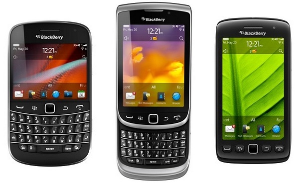 RIM официально представила 5 новых моделей смартфонов BlackBerry
