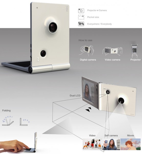 Eye: концепт складной камеры с пико-проектором