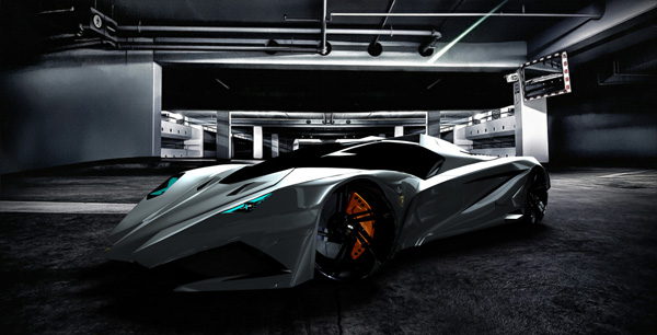 Lamborghini Stealth: эксперименты над дизайном спорткара-невидимки