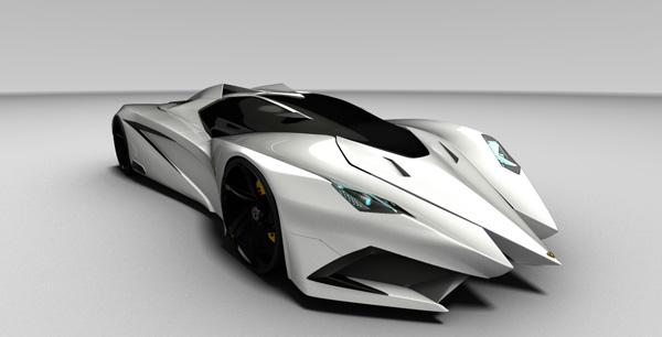 Lamborghini Stealth: эксперименты над дизайном спорткара-невидимки-3