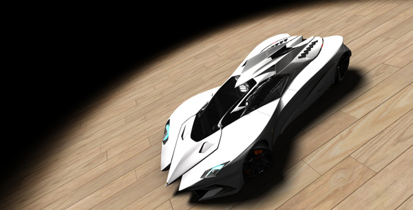 Lamborghini Stealth: эксперименты над дизайном спорткара-невидимки-10
