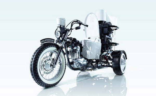 Toilet Bike Neo - гибрид мотоцикла и унитаза, работающий от экскрементов